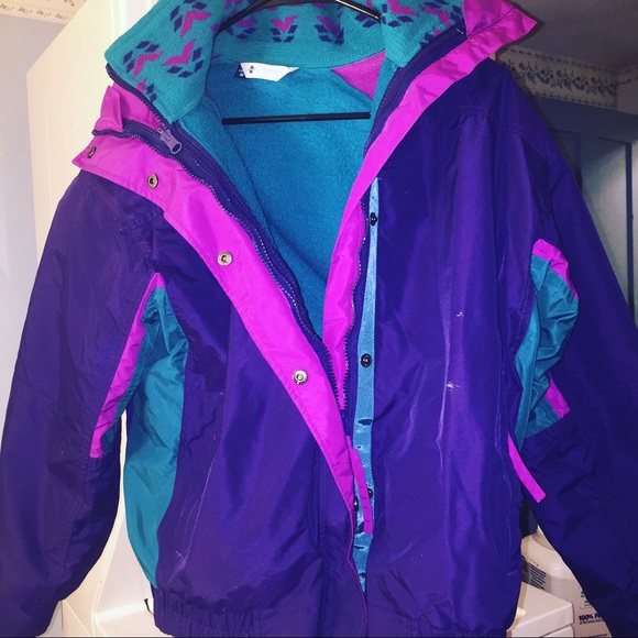columbia womens jacket purple